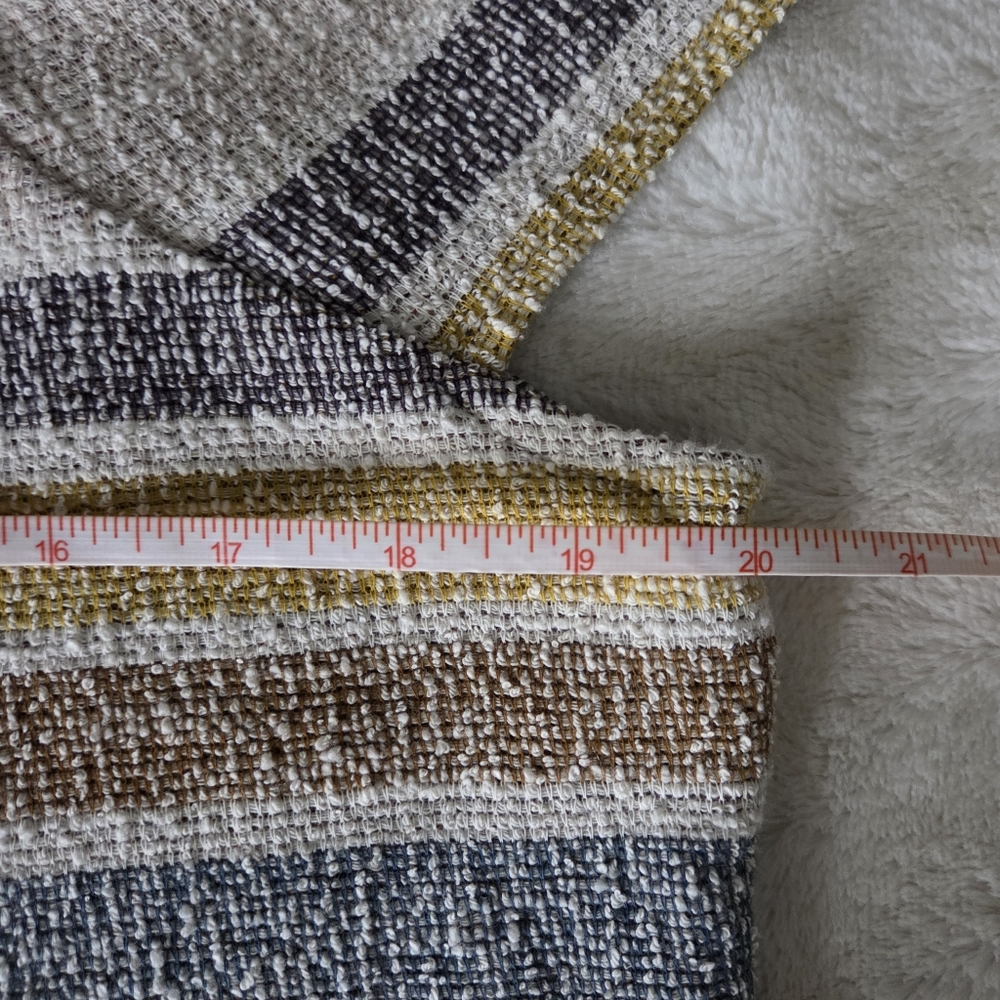 Madewell Texture & Thread Button Front Top In Stripe - Picture 13 of 14